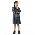 thumbnail image 1 of KAWELL Filles Wednesday Addams Costume Academy Uniforme pour Enfants Halloween Cosplay Tenue, 1 of 6