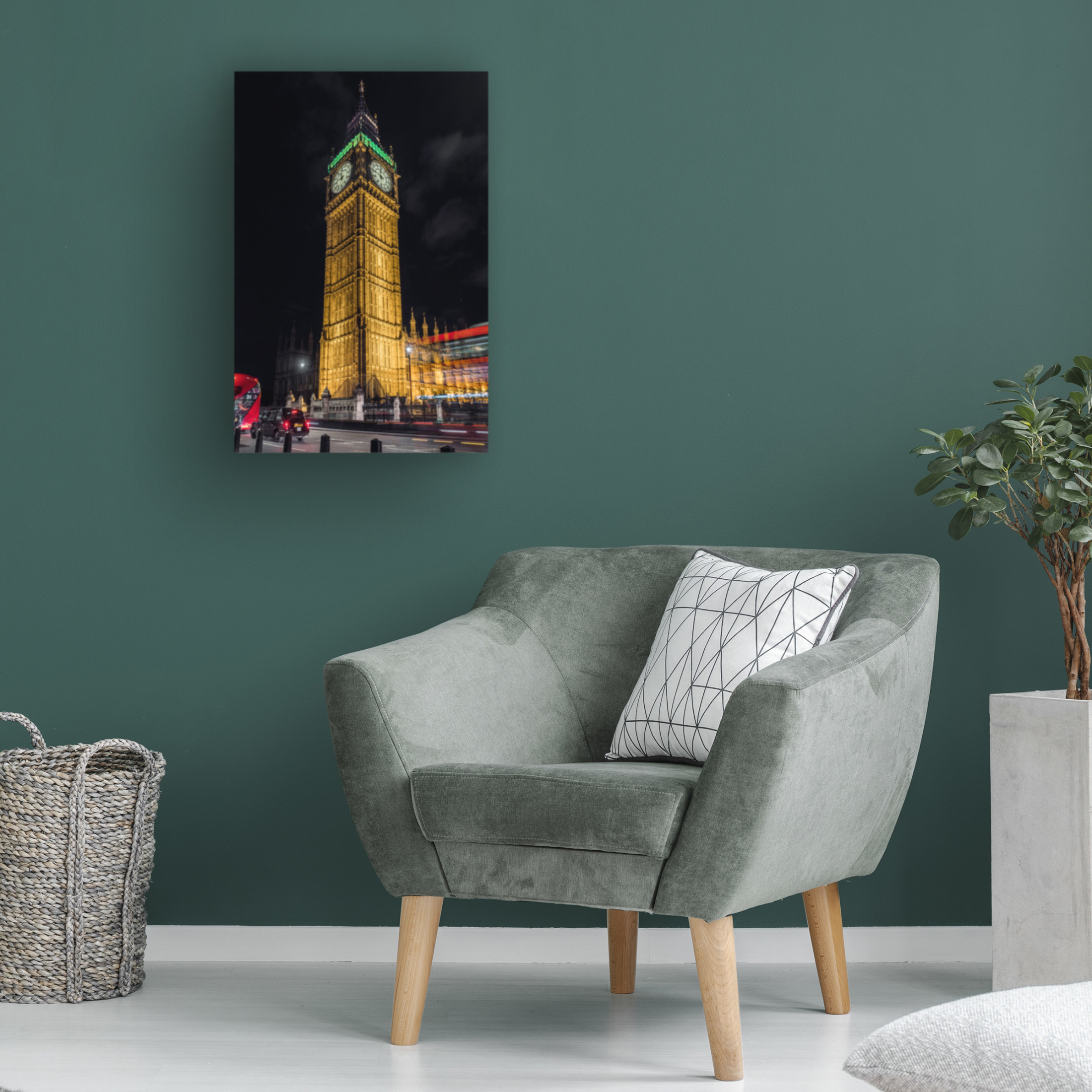 Trademark Fine Art Fernando Silveira  Quarter to Midnight Canvas Wall Art