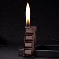 thumbnail image 5 of Creative Chocolate Lighter, Soft Flame Lighter, Cool Windproof Lighter, Butane Torch Lighter, Unique Men's Lighter, Personalized Electronic Lighter, for BBQ Candle Camping, Birthday Gift, 5 of 6