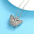 thumbnail image 5 of Personalized Engrave Butterfly with Mini Urn Cremation Jewelry for Ashes Holder Urn Necklace for Ashes of Loved One, 5 of 7