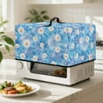 thumbnail image 2 of TSOVTHRID Daisy Blue Tie Dye Print Dust Cover for Microwave Oven Stain-Resistant Microwave Oven Cloth Cover with Handle Heat-Resistant Kitchen Appliance Protector, 18.25"W x 14.5"D x 11"H, S, 2 of 7