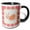 Black/White, variant on 3drose, Cute Happy Snail- Whimsical Art, 11oz Magic Transforming Mug