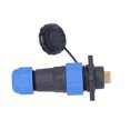 thumbnail image 4 of FLAMEEN Aviation Power Connector, Waterproof Plug Socket 4 Hole Mounting For Electronic Equipments For Communications, 4 of 8
