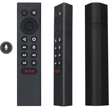 The P3700 voice remote control is compatible with NVIDIA Shield Android TV and NVIDIA Shield Android TV Pro 4K HDR TV players, featuring customizable menu buttons and infrared functionality.