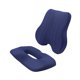 thumbnail image 5 of Cojín de espalda y asiento Silla de oficina Cojín Aviso transpirable Almohada de soporte lumbar de asiento suave para silla de escritorio, coche de Azul, 5 of 8