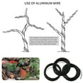 thumbnail image 5 of Bonsai Wire Set with Flower Pot Hole Mesh Pad,Copper Bonsai Training Wire for Kit 20 P y23419, 5 of 6