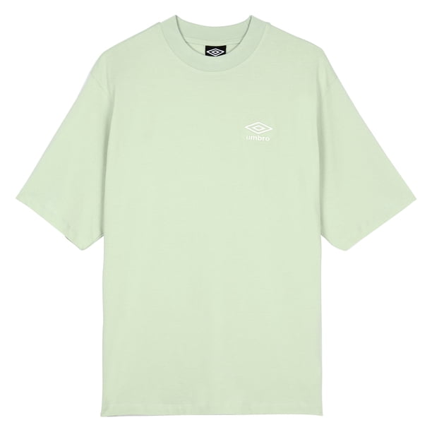 Umbro - Camiseta Core para Mujer (Verde Sutil, Blanco)