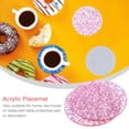 thumbnail image 3 of 2pcs Acrylic Coaster Starry Style Table Mat Practical Heat Insulation Placemat, 3 of 7