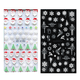 thumbnail image 1 of Calcomanías para decoración de uñas navideñas, calcomanías para uñas navideñas con relieve estereoscópico 5D, 1 of 5
