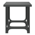 thumbnail image 3 of WestinTrends Outdoor 18" HDPE Square Adirondack Patio Side Table, Gray, 3 of 16
