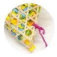 thumbnail image 5 of Juguetes para pájaros, triturador de pájaros, juguetes de forrajeo, juguete para periquito, juguete colgante para masticar, accesorios para jaulas de pájaros de papel triturado, percha de cu, 5 of 5