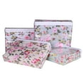 thumbnail image 2 of Superior Cotton Duvet Cover Set With Pillow Shams Vintage Floral, White, King/Cal King, 2 of 6
