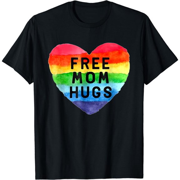 Free Mom Hugs Shirt, Free Mom Hugs Inclusive Pride LGBTQIA T-Shirt