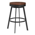 thumbnail image 1 of Topeka 30" Barstool in Mineral Finish and Walnut Wood Seat, 1 of 3