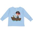 thumbnail image 3 of Inktastic Pirate Boy and Parrot Boys Long Sleeve Toddler T-Shirt, 3 of 5