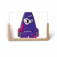 thumbnail image 1 of Universe Alien Purple Monster Photo Wooden Photo Frame Tabletop Display, 1 of 3