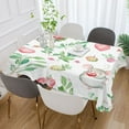 thumbnail image 6 of 60x60 Inch Tablecloth Polyester Square Tablecloth for Home Kitchen Dinner Decor Watercolor Pattern with Adorable Mice, 6 of 9