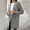 Gray, variant on Camel Coat for Women Women's Fall and Winter Straight Cardigan Button Pocket Coat Brown M