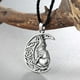 thumbnail image 4 of Collar Luna Personalidad y temperamento para hombres adecuados para mujeres Lobo Los collares Colgantes, 4 of 8