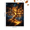 thumbnail image 3 of Qisvanset 12x16 Inch Glowing Moon Forest Canvas Wall Art, Mystical Enchanted Tree Night Scene Home Wall Decor, 3 of 8
