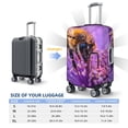 thumbnail image 3 of Salouo Closeup Honeybee on Flower Pattern Travel Dust-proof Suitcase Cover, Softside Suitcase Protector Luggage Cover Protector for 18-32inch ,Not Included Suitcase, 3 of 8
