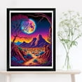 thumbnail image 2 of Diamond Art Kits for Adults, Full Drill Moon Gem Art Kits for Beginners,Desert Moon Landscape, 2 of 9