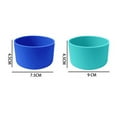 thumbnail image 6 of NIBOLOG 7.5/9cm Water Bottle Bottom Cover Thick Solid Color Elastic Flexible Anti-deformed Protective Silicone Heat Resistant Bottle Sleeve Cover for 32oz-40oz, 6 of 8