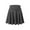 Black, variant on Tiweut Girls Skirts Children's Spring Summer Striped Running Tennis Sport Girl Skirt 3-4 Y