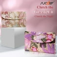 thumbnail image 6 of SUOSDEY Clutch Purses Wallet for Women Embroidery Floral Sequin Evening Bag for Wedding Party Christmas Gifts, 6 of 6
