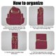 thumbnail image 4 of Bolsa de compras plegable | Bolsa reutilizable con portabotellas | Bolso de hombro impermeable de gran capacidad para la compra, viajes y uso diario, 4 of 7