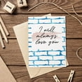 thumbnail image 2 of Love Texture Background Hot Foil Plate for DIY Foil Brick Wall Stone Frame DIY Foil Embossing for Scrapbooking Decor New Year Cards Making Matte Platinum, 2 of 7