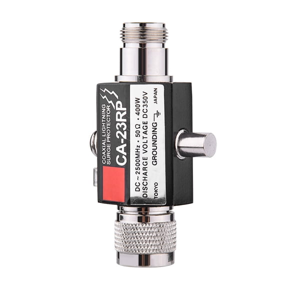Pararrayos coaxial con conector N de 50 Ω CC-2500 MHz y 400 W