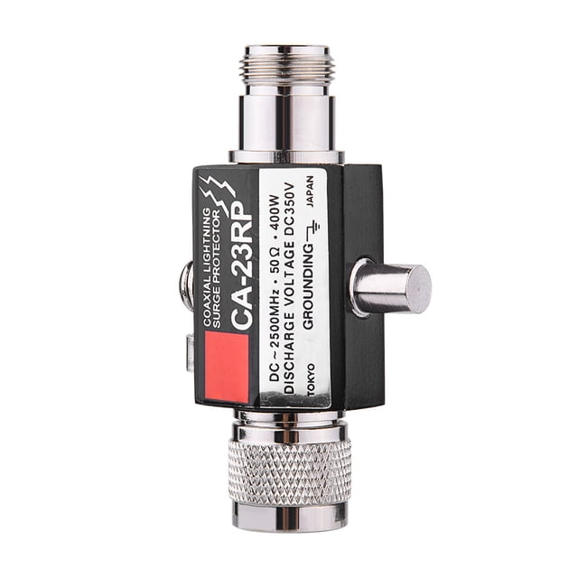 Pararrayos coaxial con conector N de 50 Ω CC-2500 MHz y 400 W