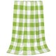 thumbnail image 2 of Balery White Green Plaid Manta de Felpa Suave y Acogedora – Cobija de Franela Aterciopelada para Cama, Lavable y Cálida para Sofá, Mascotas, Transpirable-50"x40", 2 of 7