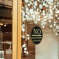 thumbnail image 4 of OUNONA Warning No Soliciting Sign Acrylic Black Door Sign For Shopping Malls 1Pcs, 4 of 6