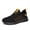 Black Orange, variant on GHFKKB Men's Running Shoes Ultra-Light Breathable Walking Non-Slip Casual Sneakers