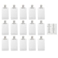 thumbnail image 1 of 1set Portable Travel Cosmetic Bag Lotion Sample Kit With Containers And Label For Shampoo Body Wash Storage, 1 of 1