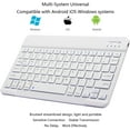 thumbnail image 3 of Bluetooth Keyboard, Ultra-Slim Rechargeable Wireless Bluetooth Keyboard for iOS, Android, Windows and Mac Compatible with iPad, iPad Pro, iPhone, Android Tablets, etc., 3 of 7