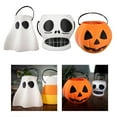 thumbnail image 2 of Retro Halloween Treat Container Plastic Candy Bucket For Halloween Party Home Decorations Indoor and Outdoor, 2 of 8