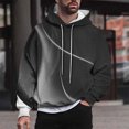 thumbnail image 2 of Cyber and Monday Sales 2024 Men's Fashion Hoodies & Sweatshirts Yellow 1/4 Zip Pullover Men Plus Size Men's Hoodies on Sale Black Sweaters for Men V Neck, 2 of 6