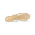 thumbnail image 4 of BLISSFUL STEP Sandales à Talons Aiguilles à Bride Transparente pour Femmes Nude 9, 4 of 7