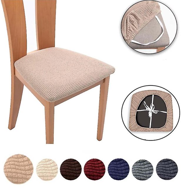650ml blue Funda de cojín elástica para silla de comedor, funda lavable extraíble