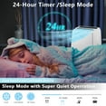thumbnail image 5 of SamyoHome 12000BTU Portable Air Conditioner Auto Shut Off, and Dehumidifier Function, 5 of 9
