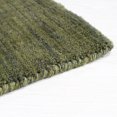 thumbnail image 2 of Rugsotic Carpets Handmade Rugs Hand Knotted Loom Rectangle 6'x9' Green Wool for Indoor Use, 2 of 10