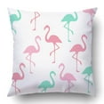 thumbnail image 1 of BSDHOME Housse de Coussin Motif Tropical Flamant Rose 16x16 Pouces, 1 of 1