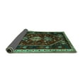 thumbnail image 2 of Ahgly Company Indoor Rectangle Persian Turquoise Blue Traditional Area Rugs, 2' x 3', 2 of 4