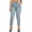 Light Blue, variant on LEKWK Dress Pants Women High Waisted Casual Straight Leg Slacks Slimming Stretchy Business Casual Cropped Pants Fashion Office Work Outfits
