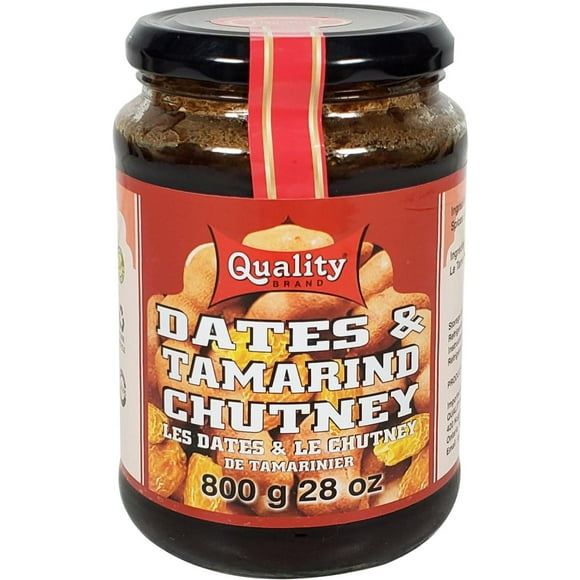 Quality Brand Chutney Date &amp; Tamarind, 800 Gram Pack of 12