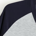 thumbnail image 5 of Kureaily Male Thin Splicing Long Casual Home Wear Comfortable V Neck Large Size Cotton Short Sleeved Soft Loose Pajamas Mens Pajama Set, 5 of 7
