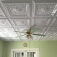 thumbnail image 2 of 223 - Economy 2 ft. x 2 ft. Drop-in PVC Ceiling Tile in Plain White (200 Sq. ft. / Pack) - 50 Pieces, 2 of 4